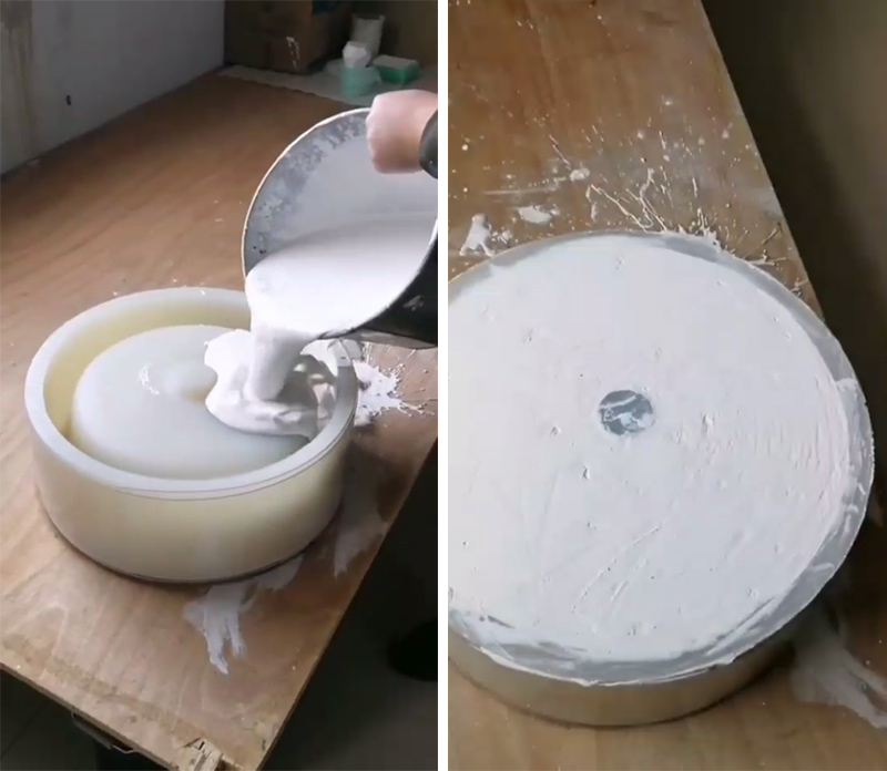 洗手盤(pán)硅膠模具生產(chǎn)使用